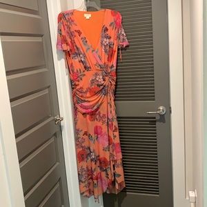 Anthropologie Maeve Simone Floral Midi Dress XL